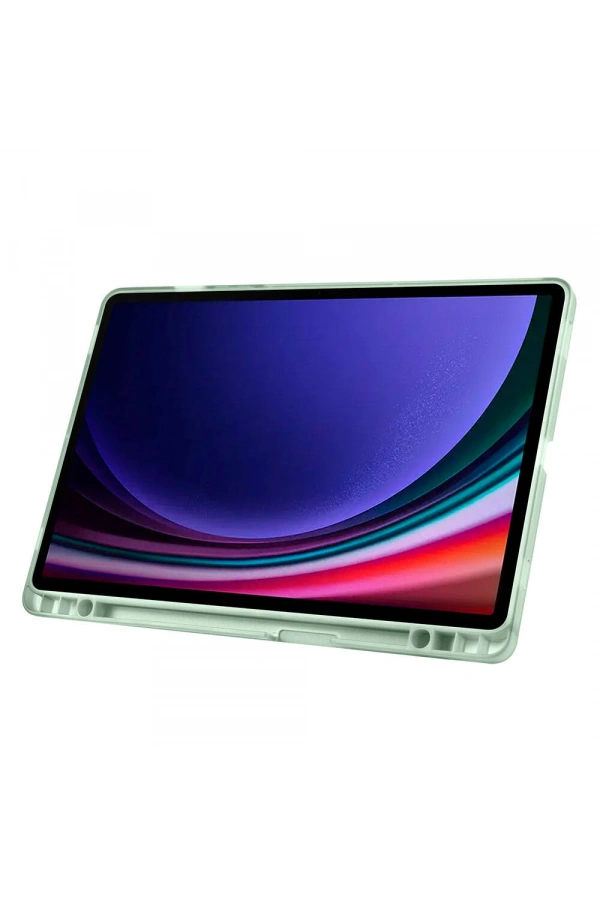 Galaxy Tab S9 FE Kılıf Zore Tri Folding Kalem Bölmeli Standlı Kılıf