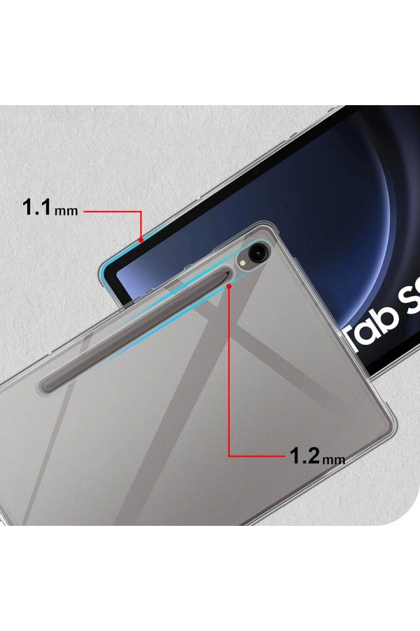 Galaxy Tab S9 Kılıf Zore Tablet Süper Silikon Kapak