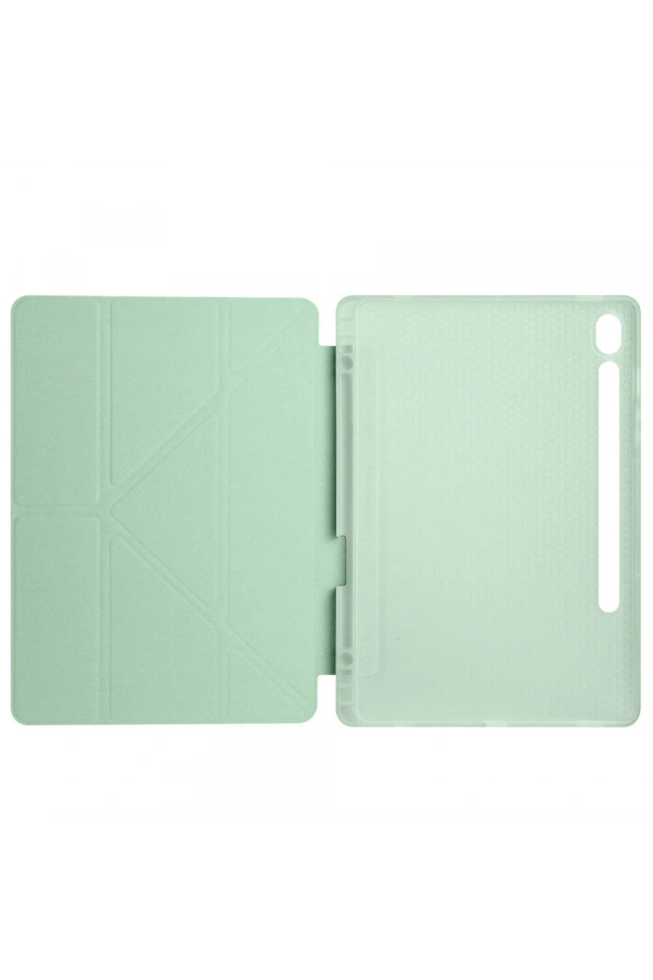Galaxy Tab S9 Kılıf Zore Tri Folding Kalem Bölmeli Standlı Kılıf