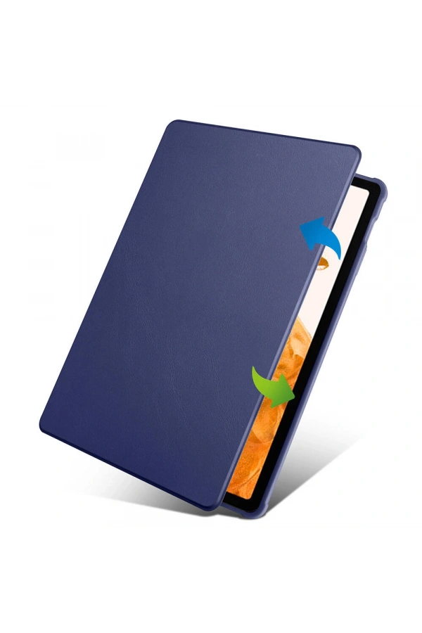 Galaxy Tab S9 Plus Kılıf Zore Termik Kalem Bölmeli Dönebilen Standlı Kılıf