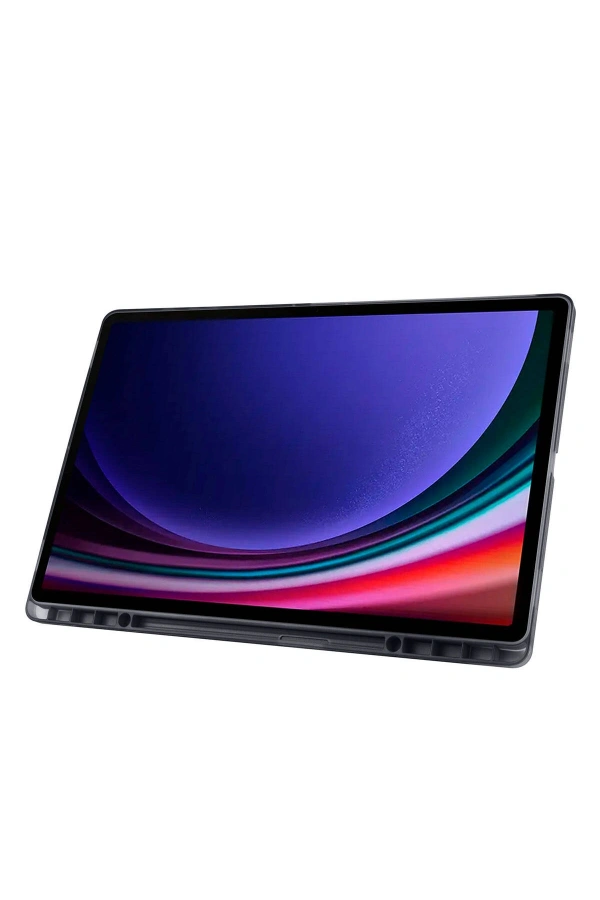 Galaxy Tab S9 Ultra Kılıf Zore Tri Folding Kalem Bölmeli Standlı Kılıf