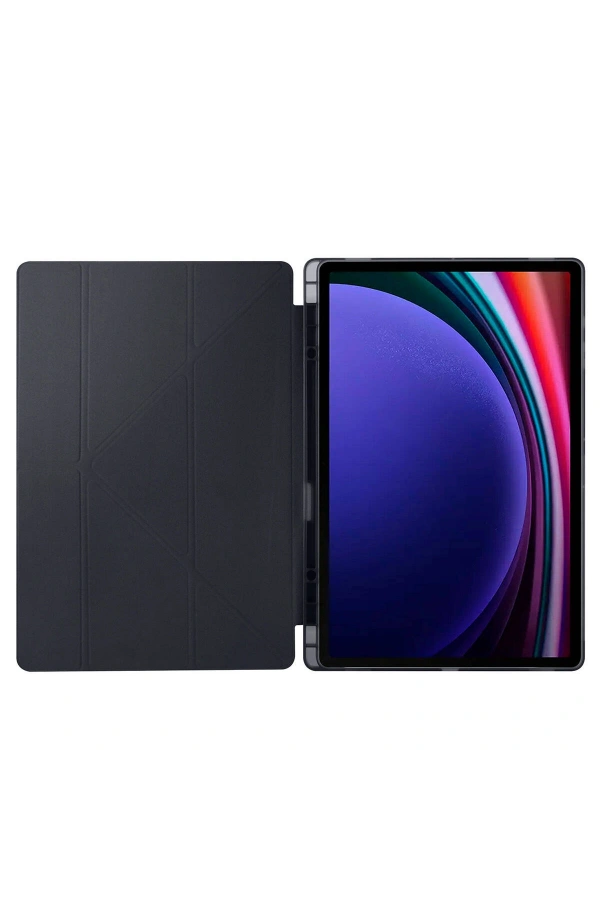 Galaxy Tab S9 Ultra Kılıf Zore Tri Folding Kalem Bölmeli Standlı Kılıf