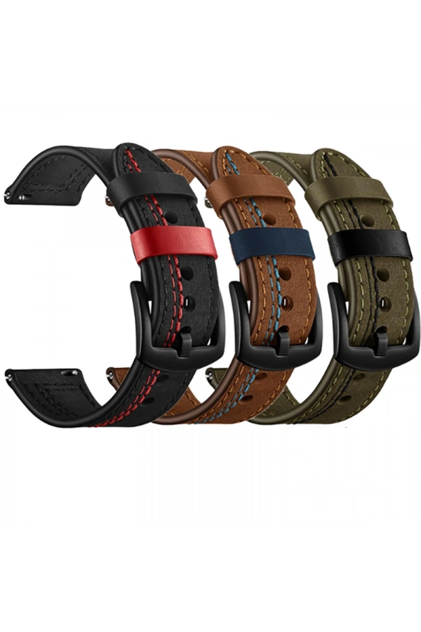 ​​Galaxy Watch 46mm (22mm) KRD-19 Deri Kordon