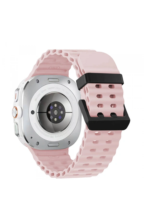 Galaxy Watch Ultra 47mm Zore KRD-118 Tırtıklı Tasarım Silikon Kordon