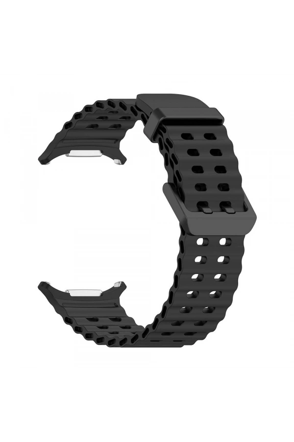 Galaxy Watch Ultra 47mm Zore KRD-118 Tırtıklı Tasarım Silikon Kordon