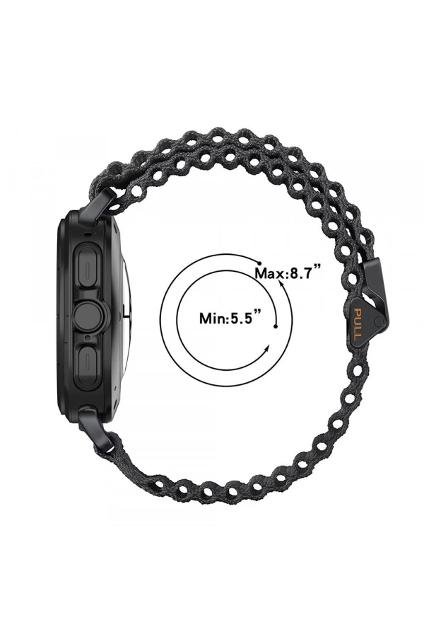 ​​Galaxy Watch Ultra 47mm Zore KRD-120 Naylon Kumaş Hasır Örgülü Kordon