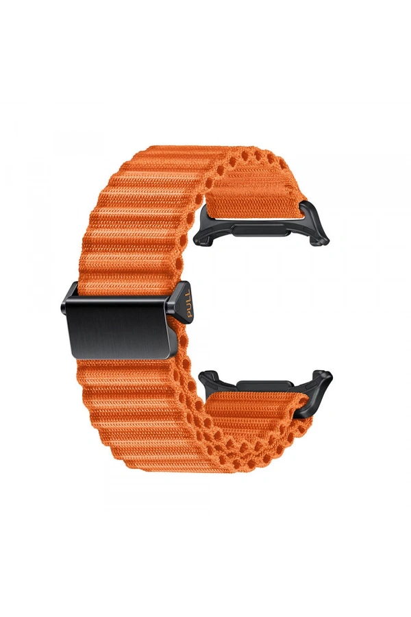 ​​Galaxy Watch Ultra 47mm Zore KRD-120 Naylon Kumaş Hasır Örgülü Kordon