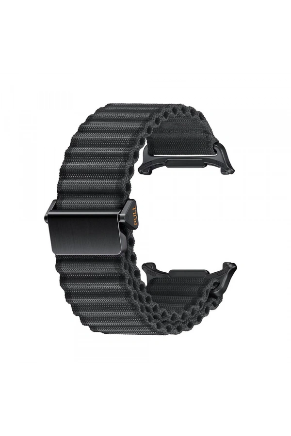 ​​Galaxy Watch Ultra 47mm Zore KRD-120 Naylon Kumaş Hasır Örgülü Kordon