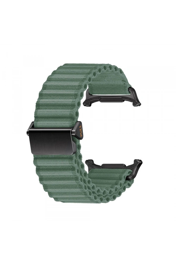​​Galaxy Watch Ultra 47mm Zore KRD-120 Naylon Kumaş Hasır Örgülü Kordon