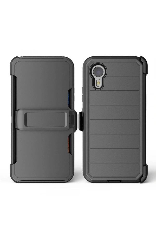 Galaxy XCover7 Pro Kılıf Zore Double Clip Kapak
