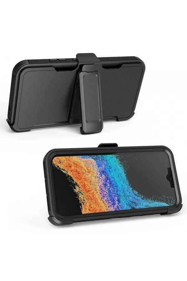 Galaxy XCover7 Pro Kılıf Zore Double Clip Kapak