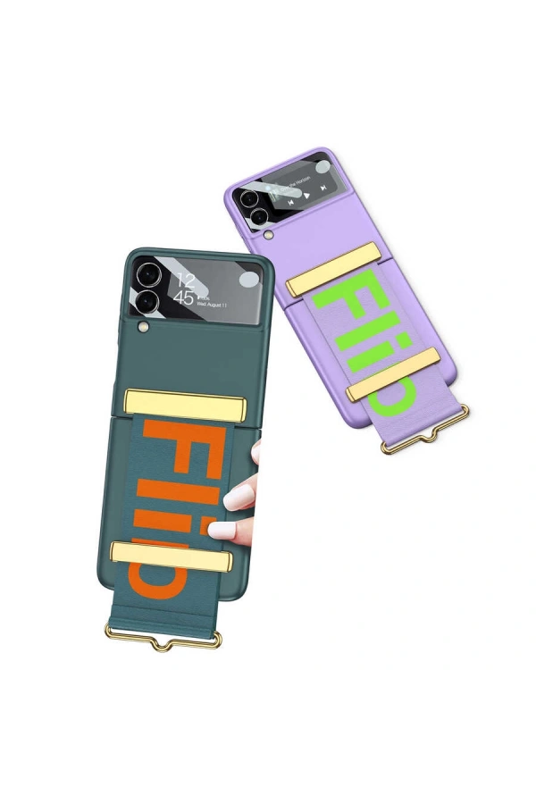 Galaxy Z Flip 3 Kılıf Zore Flio Kıpta Kapak