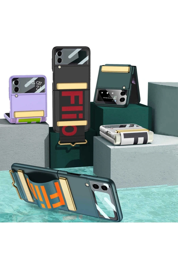 Galaxy Z Flip 3 Kılıf Zore Flio Kıpta Kapak