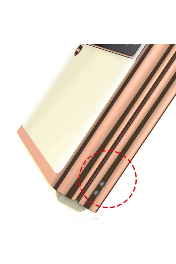 Galaxy Z Flip 3 Kılıf Zore Kıpta Kapak