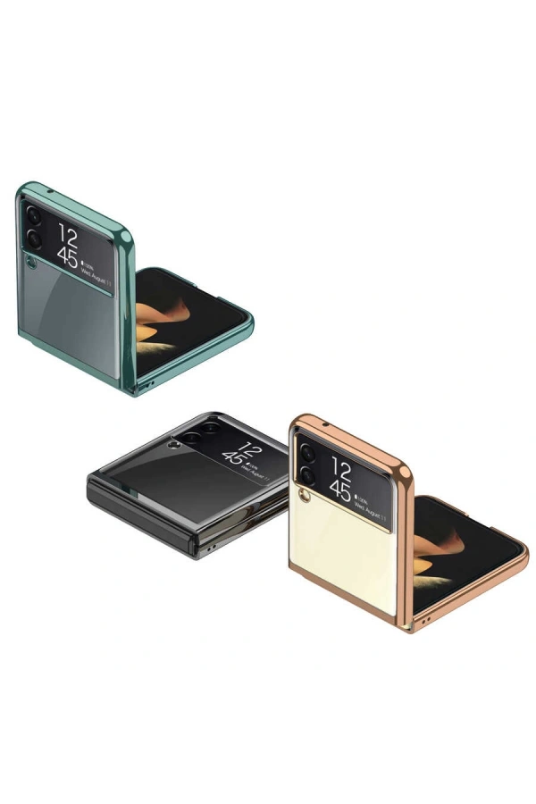Galaxy Z Flip 3 Kılıf Zore Kıpta Kapak