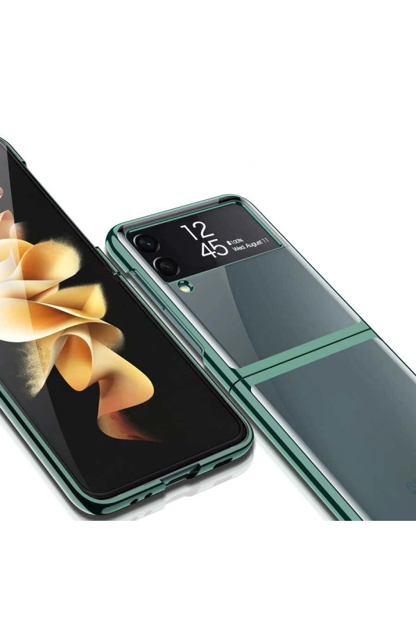Galaxy Z Flip 3 Kılıf Zore Kıpta Kapak