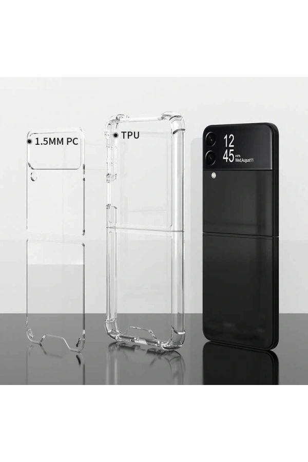 Galaxy Z Flip 3 Kılıf Zore Nitro Anti Shock Silikon