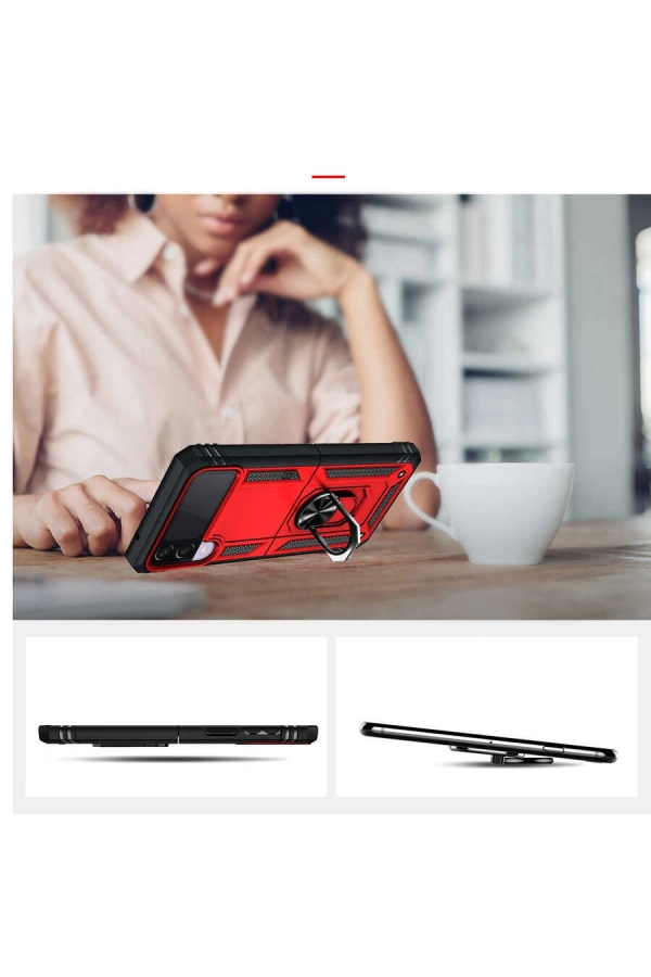 Galaxy Z Flip 3 Kılıf Zore Vega Kapak