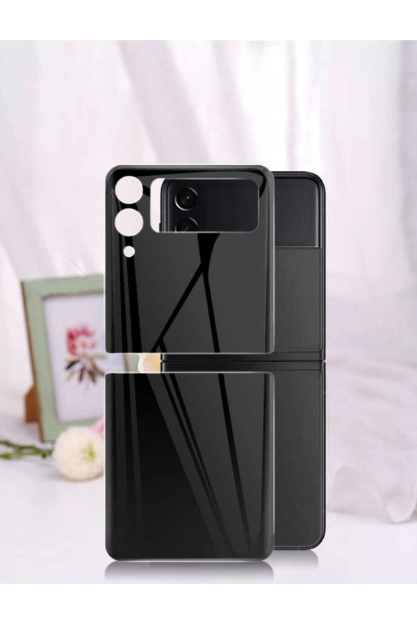 Galaxy Z Flip 3 Zore 3D Standart 2 in 1 Arka Koruyucu