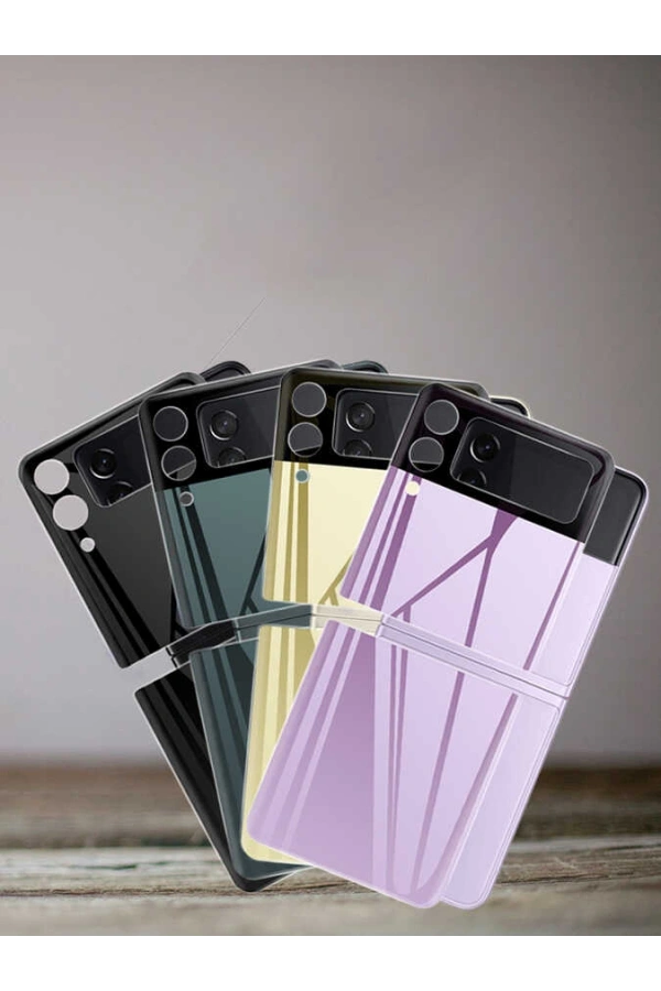 Galaxy Z Flip 3 Zore 3D Standart 2 in 1 Arka Koruyucu