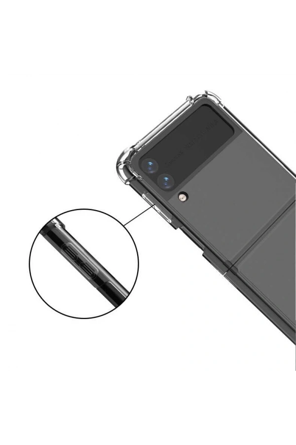 Galaxy Z Flip 4 Kılıf Zore Nitro Anti Shock Silikon
