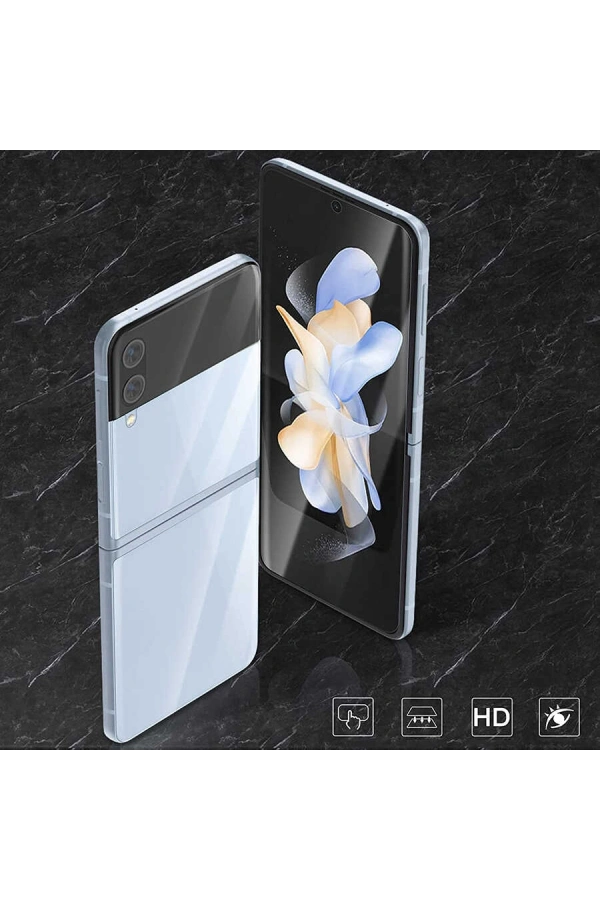 Galaxy Z Flip 4 Zore Narr Tpu Ön Arka Body Ekran Koruyucu