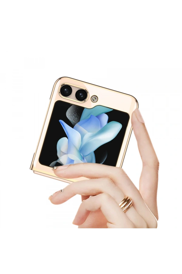 Galaxy Z Flip 5 Kılıf Zore Kıpta Lensli Kapak