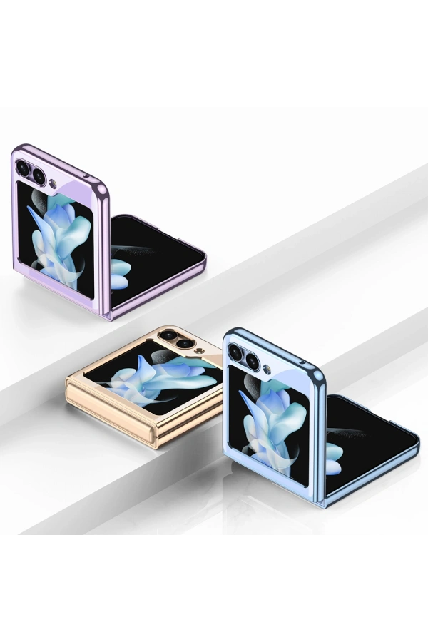 Galaxy Z Flip 5 Kılıf Zore Kıpta Lensli Kapak