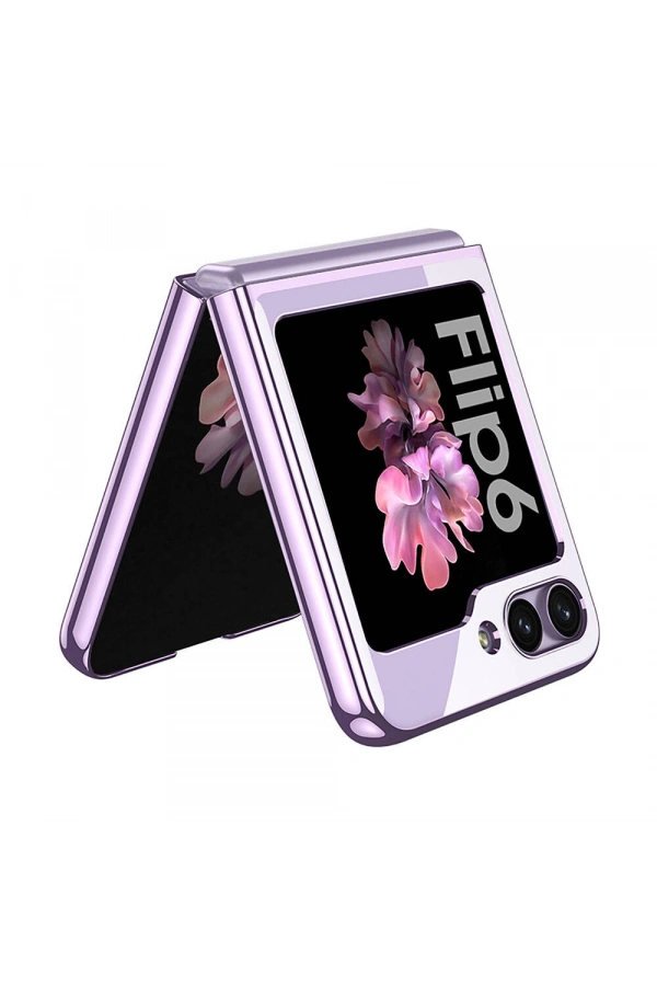 Galaxy Z Flip 6 Kılıf Zore Full Camlı Kıpta Kapak