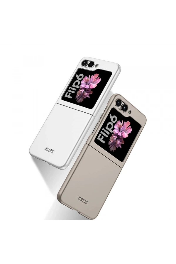 Galaxy Z Flip 6 Kılıf Zore Sert Kıpta Kapak