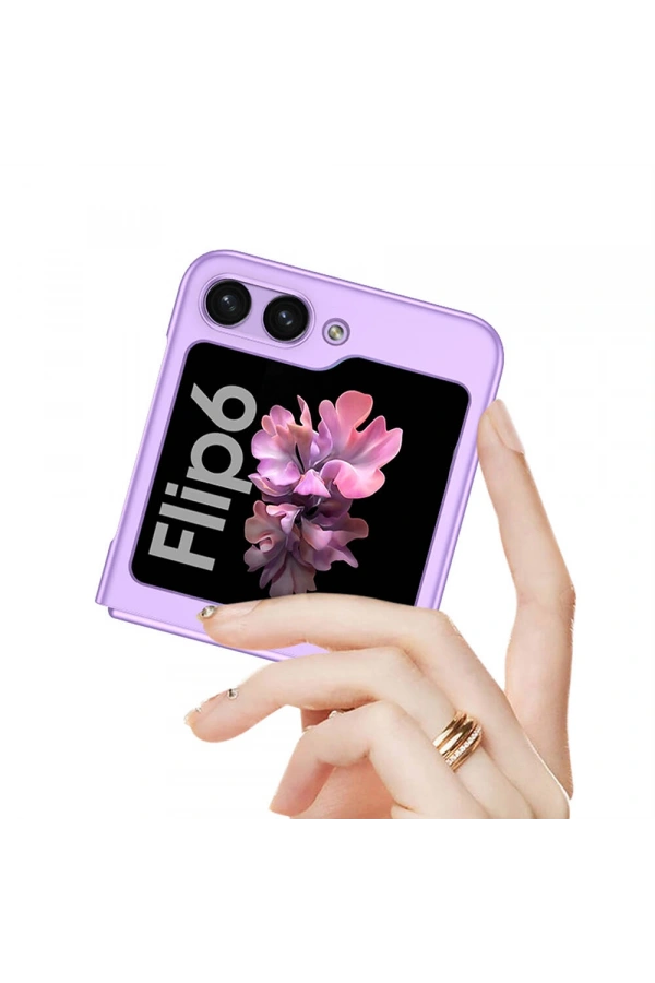Galaxy Z Flip 6 Kılıf Zore Sert Kıpta Kapak