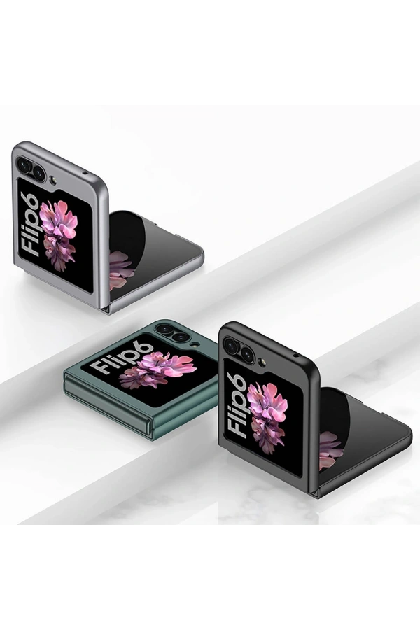 Galaxy Z Flip 6 Kılıf Zore Sert Kıpta Kapak