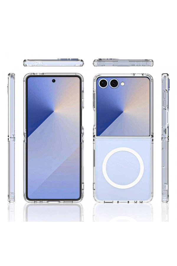 Galaxy Z Flip 7 Kılıf Kamera Korumalı M-safe Sert PC Zore Porto Kapak