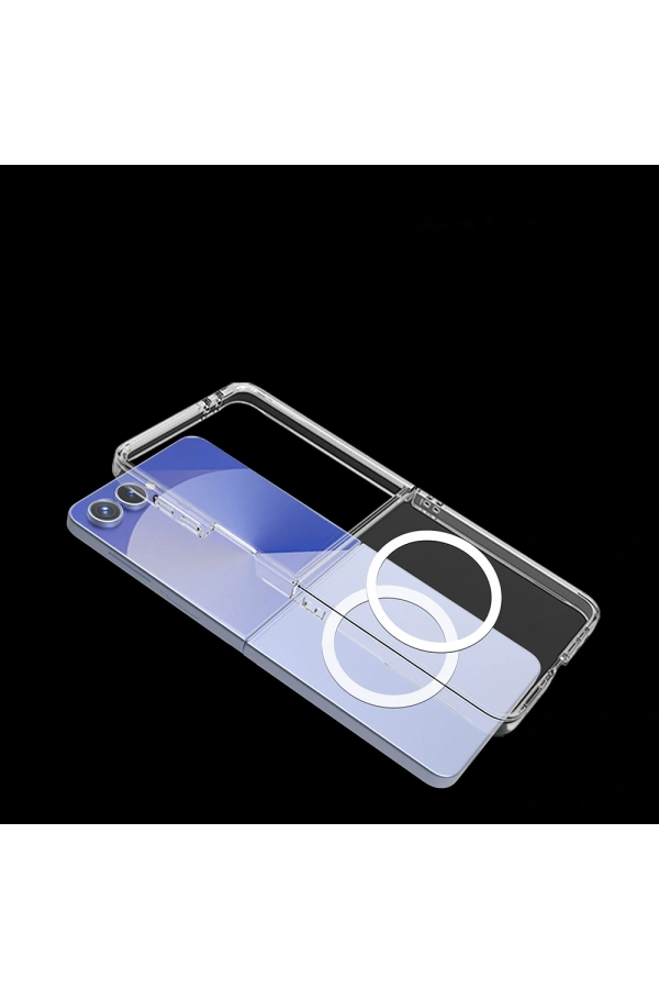 Galaxy Z Flip 7 Kılıf Kamera Korumalı M-safe Sert PC Zore Porto Kapak