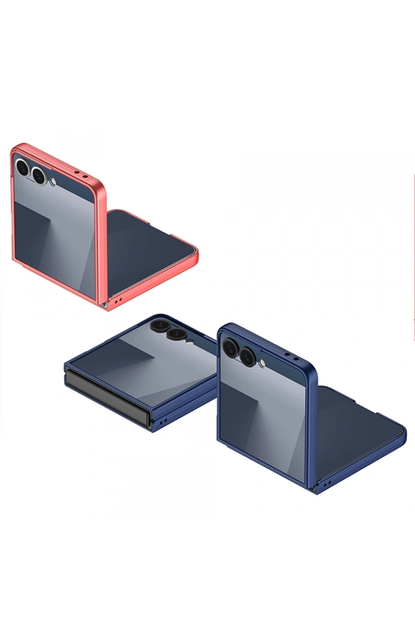 Galaxy Z Flip 7 Kılıf Wireless Şarj Özellikli Zore Kıpta M-safe Kapak