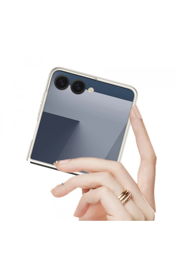Galaxy Z Flip 7 Kılıf Zore Sert Kıpta Kapak