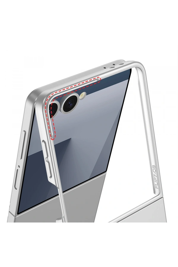 Galaxy Z Flip 7 Kılıf Zore Sert Kıpta Kapak
