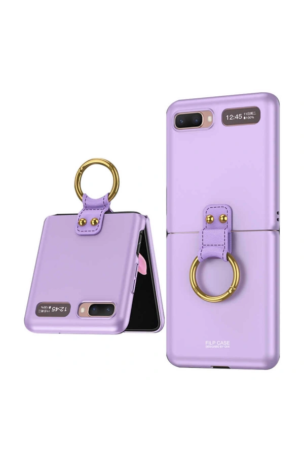 Galaxy Z Flip Kılıf Zore Flip Ring Kıpta Kapak