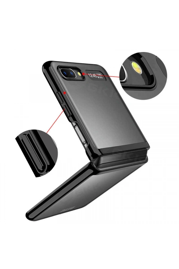 Galaxy Z Flip Kılıf Zore Kıpta Kapak