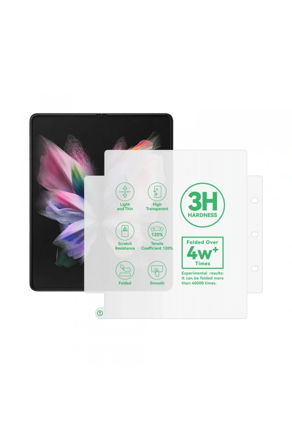 Galaxy Z Fold 2 Zore Hizalama Aparatlı S-Fit Body Ekran Koruyucu
