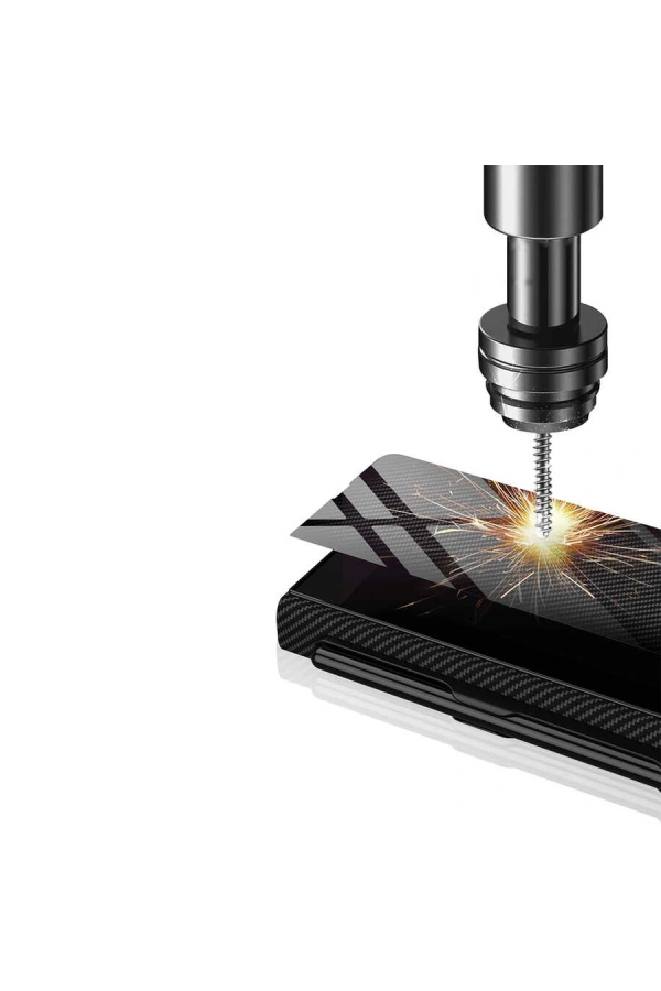 Galaxy Z Fold 3 Kılıf Zore Kalem Bölmeli Droga Kılıf