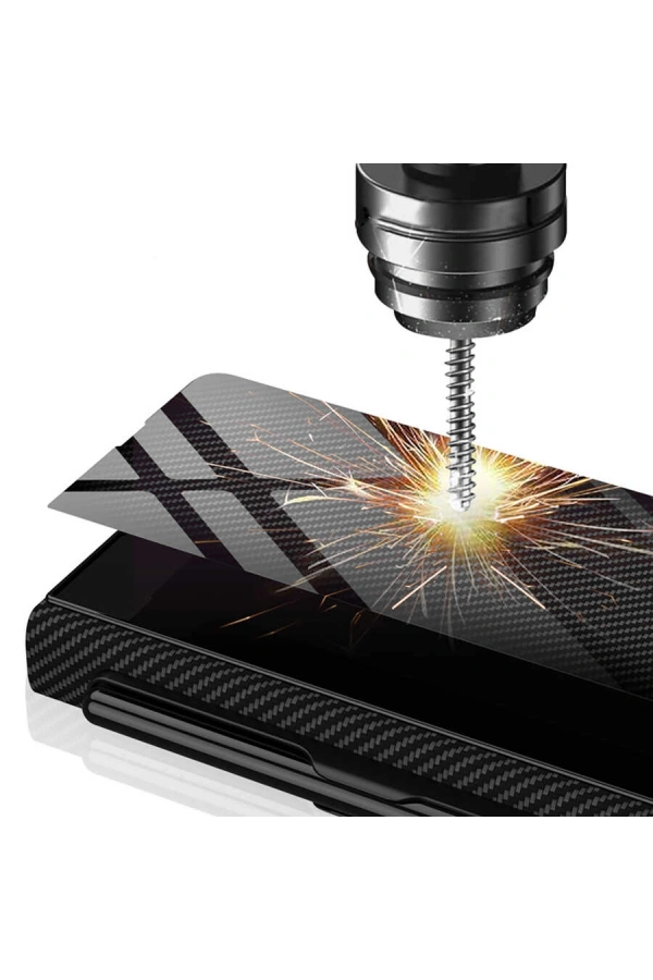 Galaxy Z Fold 3 Kılıf Zore Kalem Bölmeli Droga Kılıf