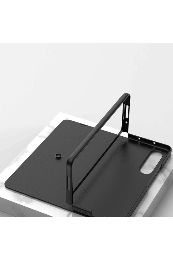 Galaxy Z Fold 3 Kılıf Zore Kalem Bölmeli Droga Kılıf