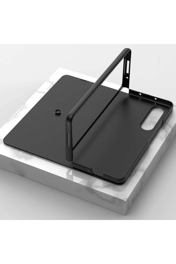 Galaxy Z Fold 3 Kılıf Zore Kalem Bölmeli Droga Kılıf