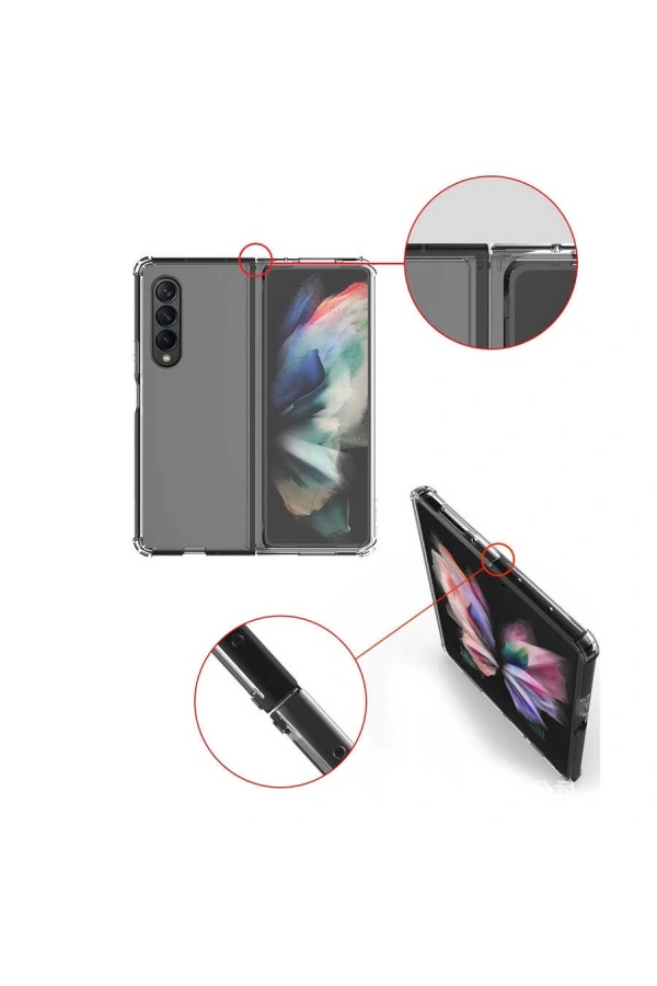 Galaxy Z Fold 3 Kılıf Zore Nitro Anti Shock Silikon