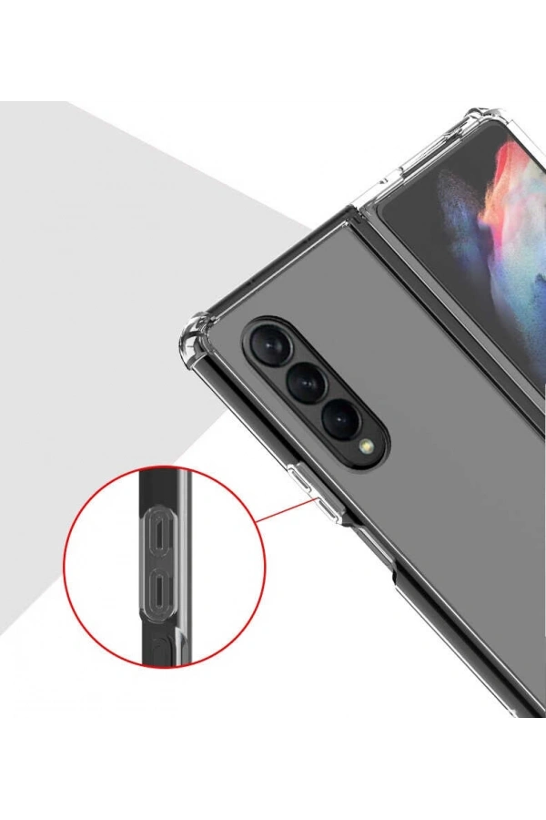 Galaxy Z Fold 3 Kılıf Zore Nitro Anti Shock Silikon
