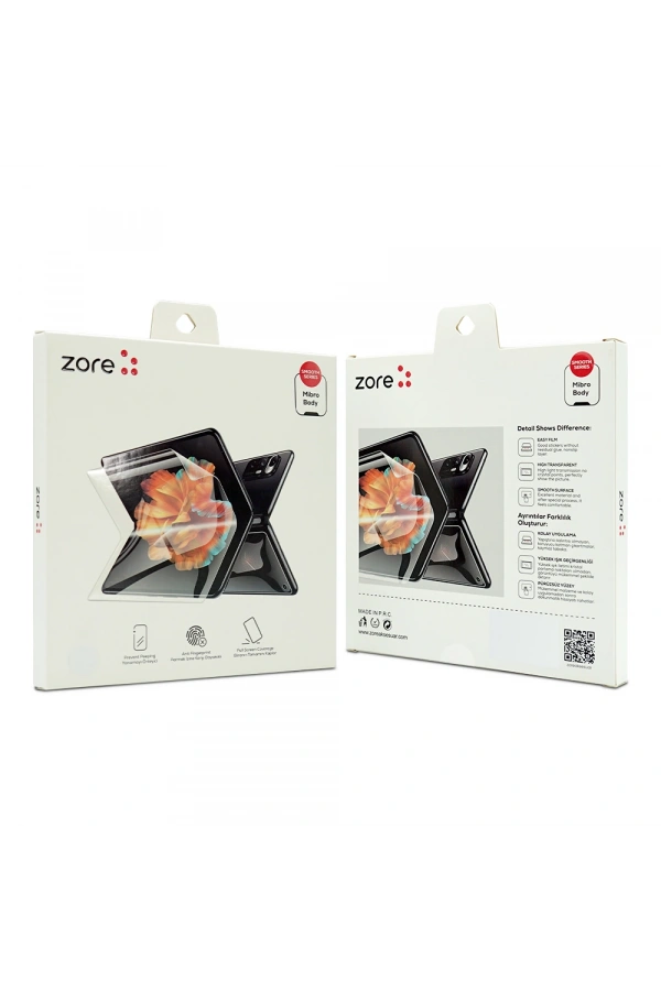 Galaxy Z Fold 3 Zore Hizalama Aparatlı S-Fit Body Ekran Koruyucu
