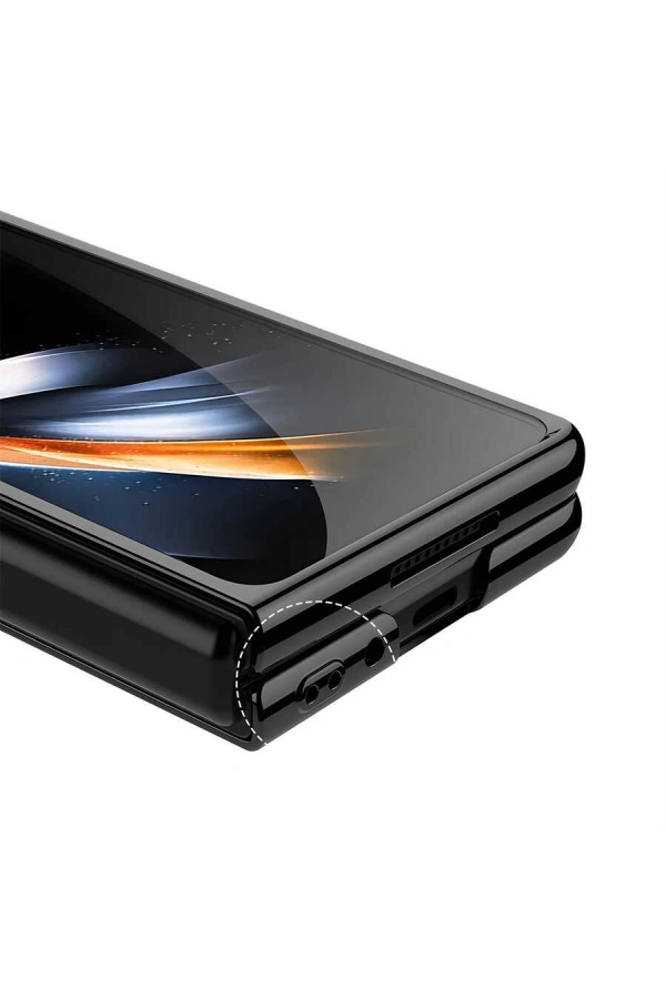 Galaxy Z Fold 4 Kılıf Zore Full Camlı Kıpta Kapak