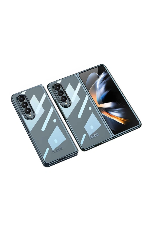 Galaxy Z Fold 4 Kılıf Zore Full Camlı Kıpta Kapak
