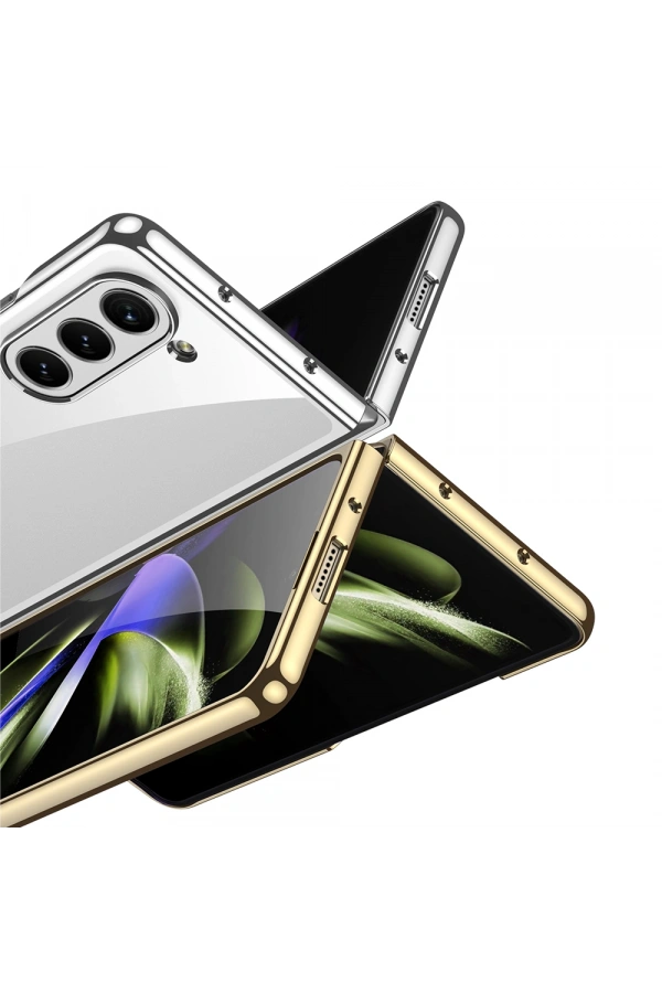 Galaxy Z Fold 5 Kılıf Zore Full Camlı Kıpta Kapak